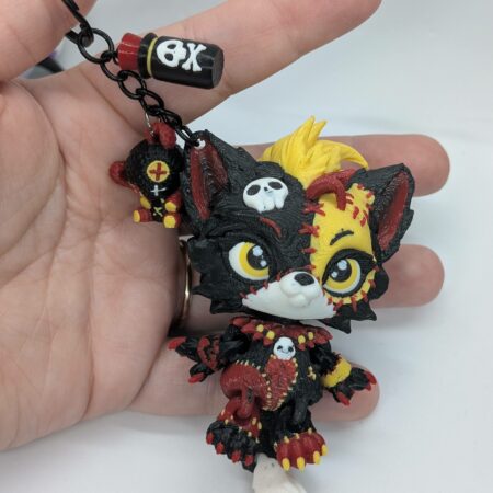 2 keychains for deanie beanie